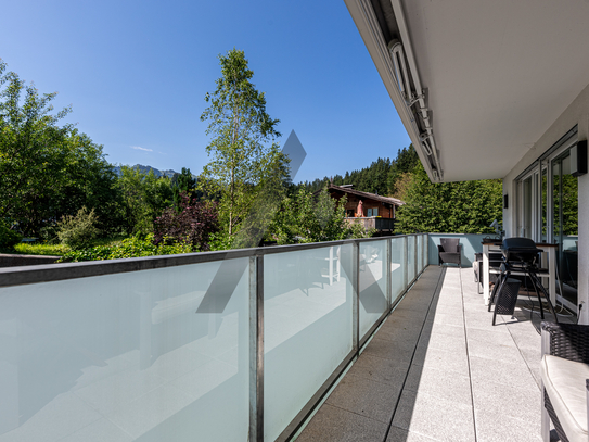 Sonnige Wohnung mit Kamin am Fuße des Kitzbüheler Horns