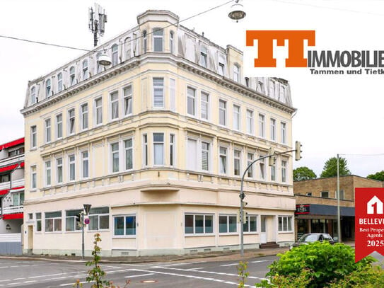 TT bietet an: Große 3,5-Zimmer-Wohnung in der Innenstadt mit Terrasse.