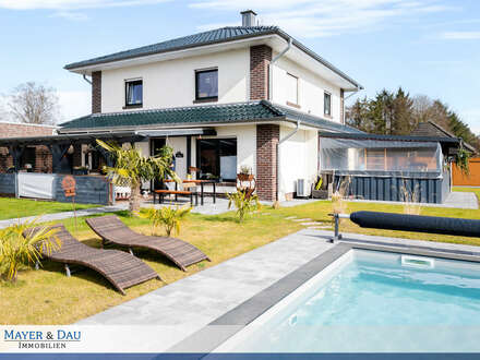 Rastede: Traumhaftes Einfamilienhaus mit Pool in Nethen, Obj. 7575