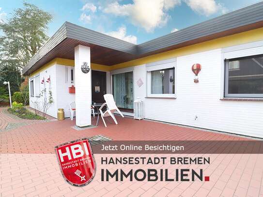 Stuhr / Barrierefreier Bungalow mit Garten und Garage in ruhiger Wohnstraße