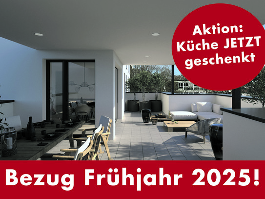 Durchdacht geschnittene 4,5-Zimmer-Neubau-Wohnung mit großzügiger Terrasse in Ostfildern-Ruit!