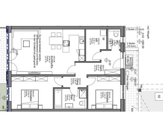 Neubau 6-Familienhaus in Bergen 3-Zimmer Ergeschosswohnung
