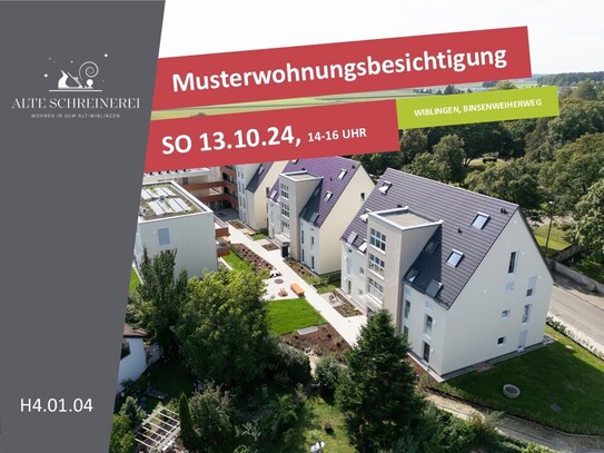 3-Zimmer Wohnung mit Balkon im 1. Obergeschoss | Süd-Ost | Alte Schreinerei | H4.01.04