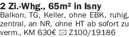 Vermietung 2-3 Zimmer-Wohnungen