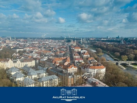 AkuRat Immobilien - Apartment in M.-Isarvorstadt (Dreimühlenviertel) an der Isar!