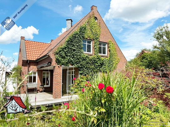 Modernes Wohnen in Edewecht: Friesenhaus mit Prachtvollem Garten und Teich zu verkaufen!