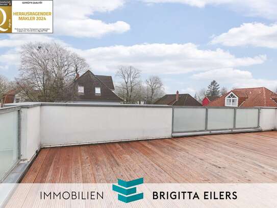 Leben im Herzen von Achim: Renovierte 90 m² DG-Wohnung mit EBK & traumhafter Dachterrasse!