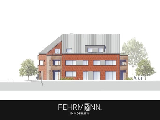 Neubau-Komfort in Lingen – Stilvolle Wohnungen im 2. OG. mit sonnigen Dachterrassen