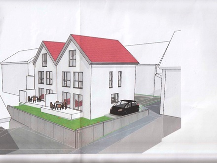 Baugrundstück für Doppelhaus