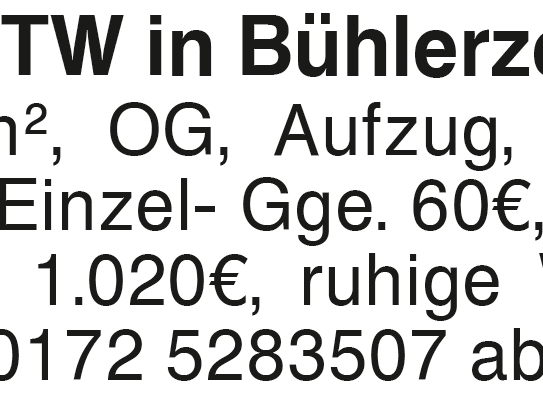 4-Zi.- ETW Bühlerzell