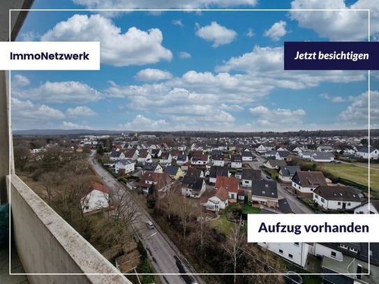 Gemütliche 3-Zimmer Wohnung im Hochhaus mit Weitblick