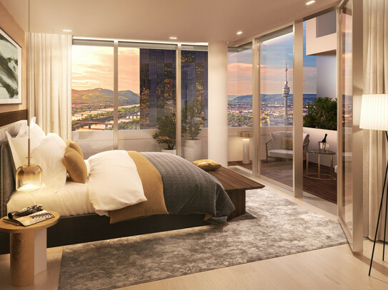 Spacious three-room apartment with panoramic views