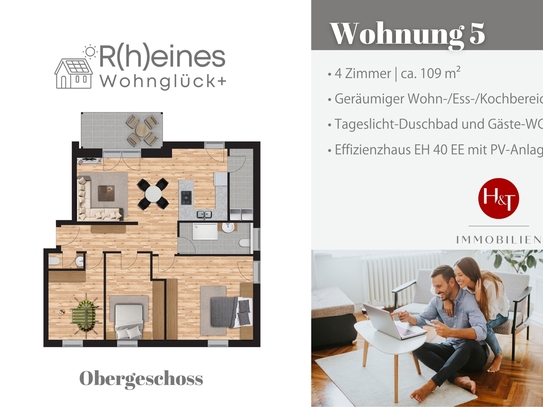 R(h)eines Wohnglück+ umweltfreundlich wohnen im Effizienzhaus 40 EE