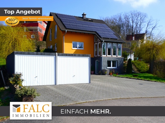 Autarkes Einfamilienhaus mit XXL Grundstück und Doppelgarage! - FALC Immobilien Heilbronn