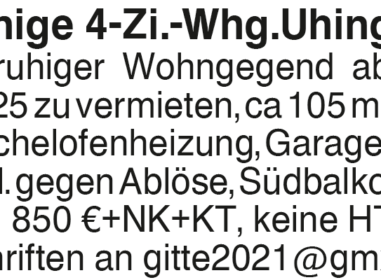 4 zI.-Whg Uhingen