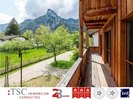 Oberammergau | Eine Wohlfühloase! Baubiologisches Massivholzhaus mit traumhaftem Bergblick