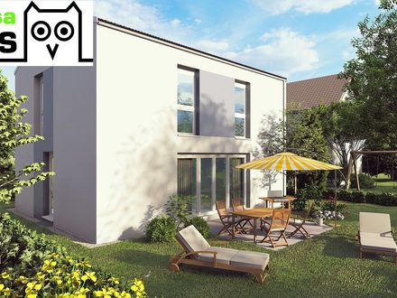 Bestpreis: Einfamilienhaus-Erstbezug (Energieklasse B/A+) mit Vollunterkellerung, Sonnengarten und 2 Parkplätzen