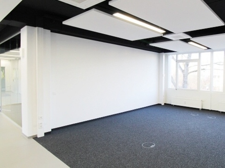 Effiziente Büroflächen mit sonnigen Innenhöfen