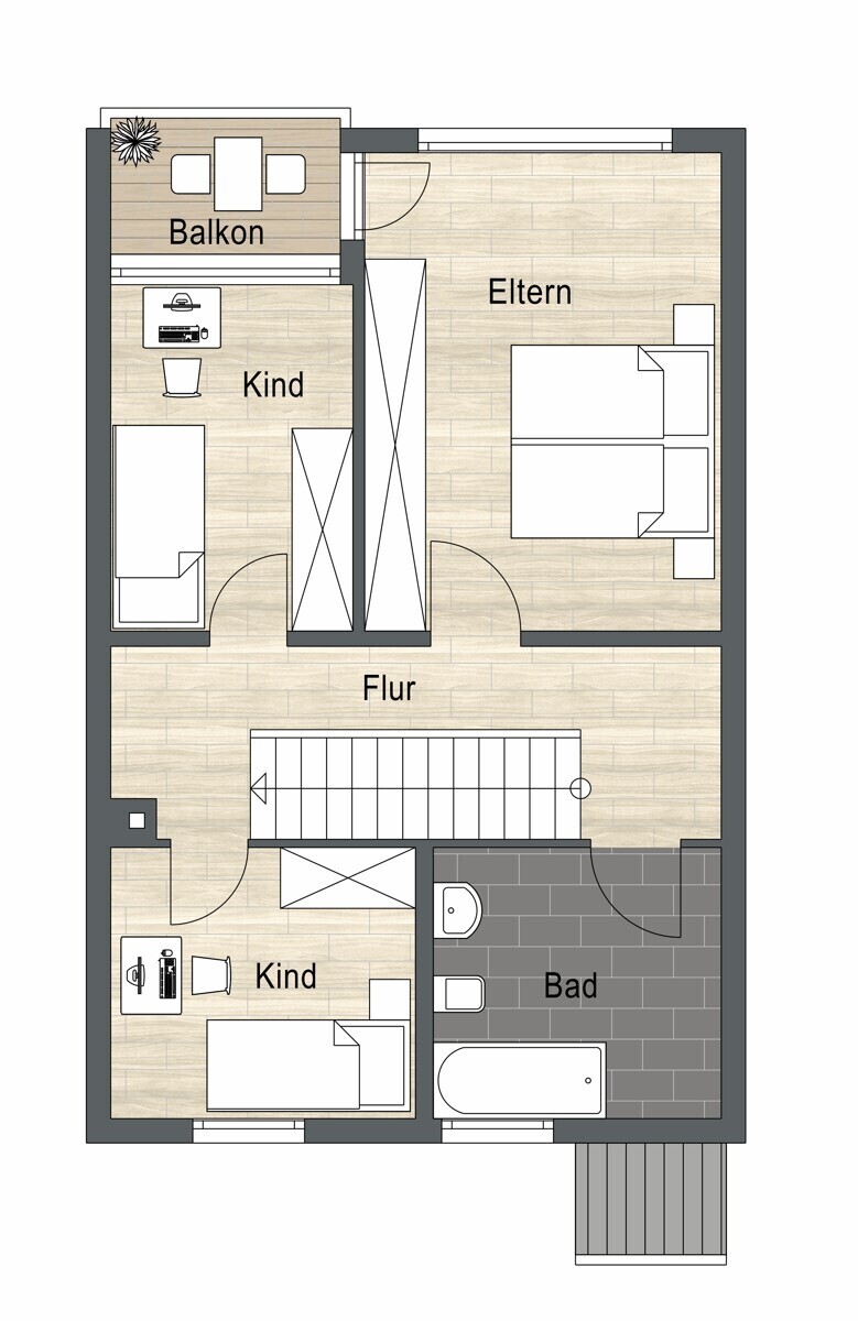 REIHENECKHAUS MIT GARTEN UND EINZELGARAGE – 74251 Lehrensteinsfeld, 74251 Lehrensteinsfeld – Vorschaubild 10