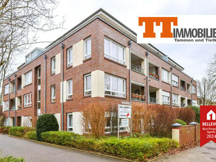 TT bietet an: Sehr gemütliche und helle 2-Zimmer-Wohnung mit Balkon im "Seniorendomizil Jadeblick"!