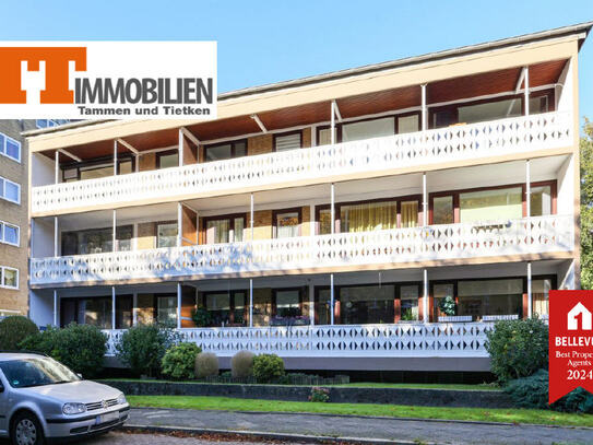 TT bietet an: 2-Zimmer-Wohnung mit großem Balkon in sehr guter Wohnlage!