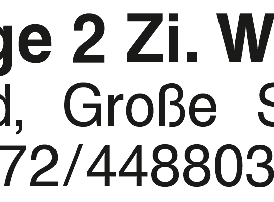 Großzügige 2 Zi. Whg