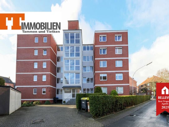 TT bietet an: 3-Zimmer-Eigentumswohnung mit Balkon und Garage in Heppens!