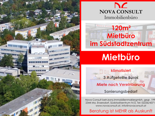 120m² Büro im Südstadtzentrum!