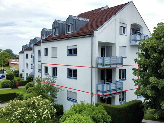 Modernisierte Eigentumswohnung mit zwei Kfz-Stellplätzen in Bad Schussenried