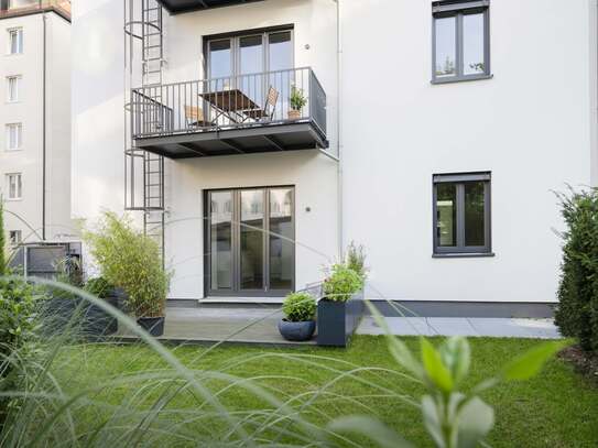 Exklusive 5-Zimmerwohnung im sanierten Altbau mit eigener Terrasse und Garten in der Au!