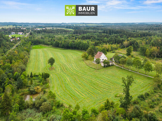 360° | Historisches Hofgut in idyllischer Alleinlage zwischen Aulendorf und Bad Waldsee