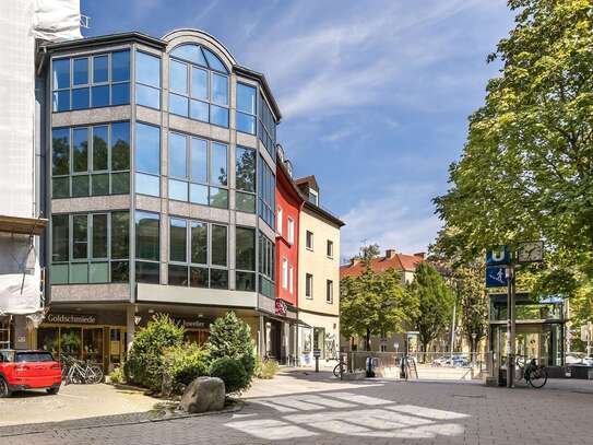 Eigenständiges Bürohaus mit Ladenflächen in zentraler Lage von Giesing