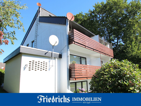 Attraktive, helle 2-Zimmer-Wohnung mit südöstlich ausgerichtetem Balkon in Bad Zwischenahn