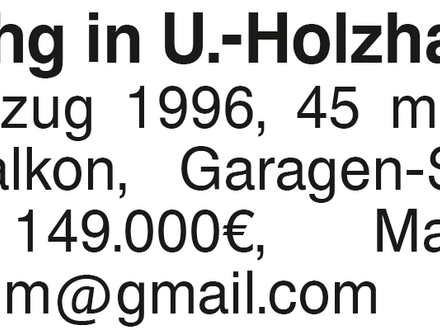2Zi. Whg in U.- Holzhausen
