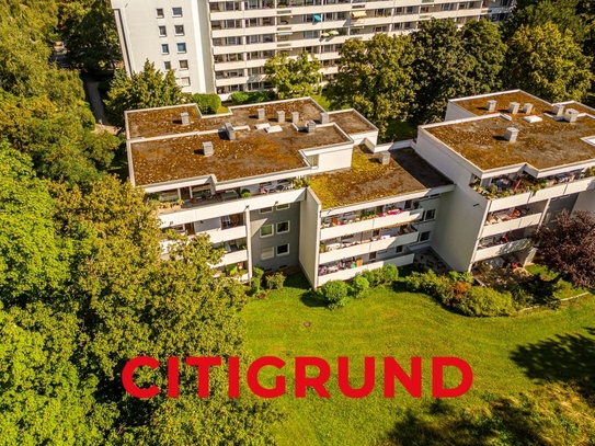 Bogenhausen - Wohnen im Grünen: Modernisierte 3-Zimmer Wohnung mit Westloggia & idyllischer Aussicht