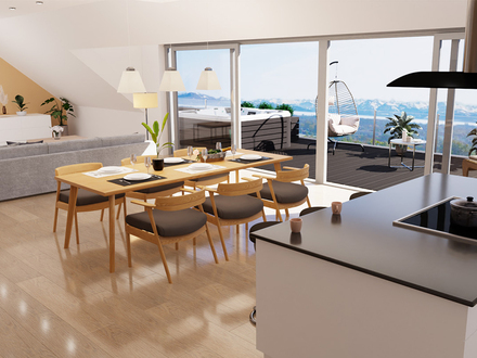 Neubauprojekt Penthouse mit See- & Bergblick