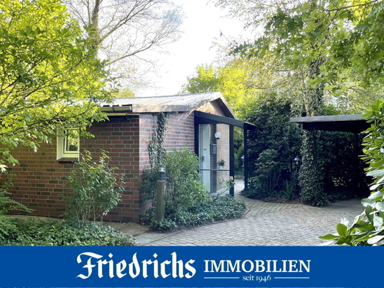 Charmantes Wochenendhaus mit Wintergarten und Carport in idyllischer Lage in Westerstede-Karlshof