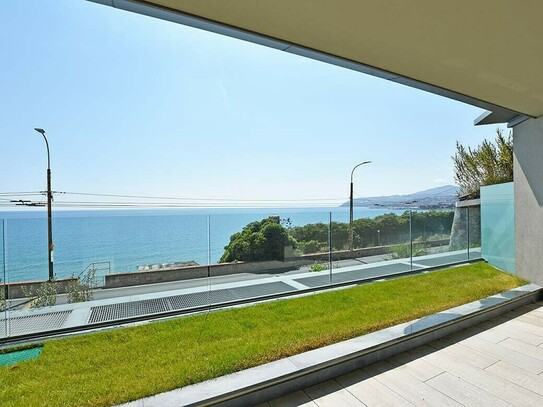 2-Zimmer Neubauwohnung mit Meerblick an der italienischen Riviera in Sanremo