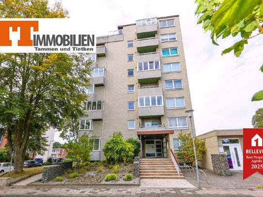 TT bietet an: Wunderschöne 3-Zimmer-Wohnung im 5. Obergeschoss mit großem Südbalkon und fantastischem Weitblick!