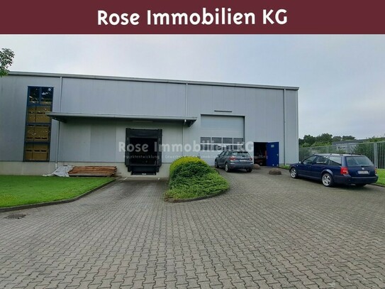 ROSE IMMOBILIEN KG: Lager-/Produktionsflächen mit Rampen und Rolltor!