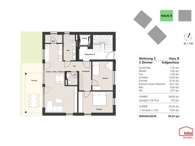 Wohnung 5 - EG Haus B