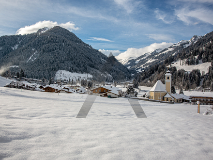 Baugrundstück in Toplage mit Baubewilligung und tlw. Freizeitwohnsitz "Chalet Meridian"