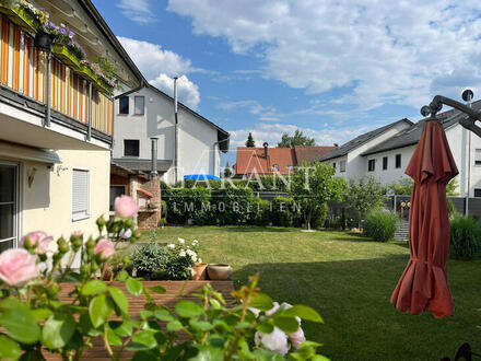 Exklusive Gartenwohnung mit großzügigem Außenbereich mit Haus-im-Haus Charakter