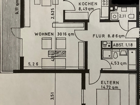 Frisch renovierte 2-Raumwohnung mit Balkon in Ludwigshafen am Rhein