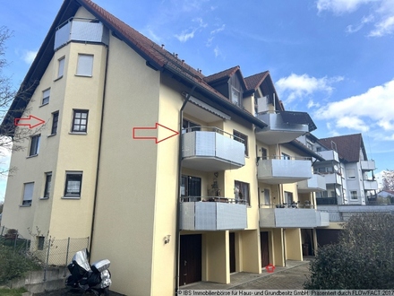 Schöne, gemütliche 3-Zimmer-Wohnung mit Balkon und Garage in kleiner Wohneinheit