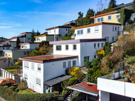 Sofort frei: Terrassenhaus mit tollem Blick auf Berge und kleinem See in Neuravensburg