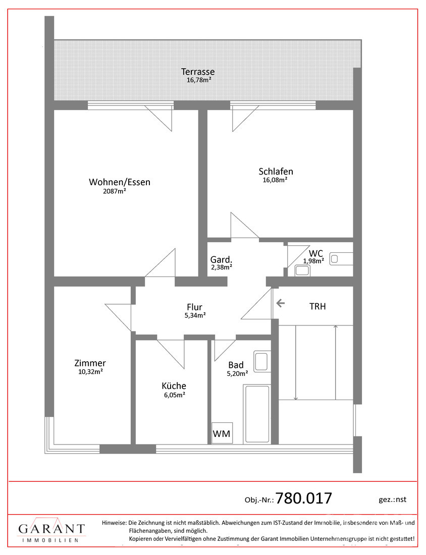 Sonnige 3-Zimmer-Wohnung am Ulmer Safranberg – 89075 Ulm, 89075 Ulm – Vorschaubild 7
