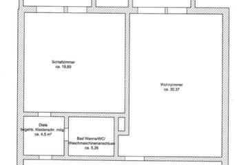 Wohnbeispiele! Modern möblierte 2-Zimmer-Wohnung mit 2 Balkonen in Giesing