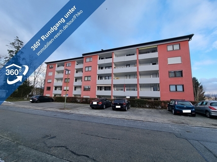 Etagenwohnung in der Passauer Innstadt 3-Zimmer-Wohnung mit EBK, Balkon und Tageslichtduschbad