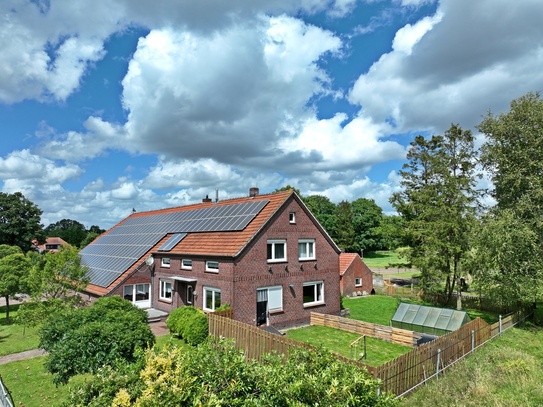 Ostfriesisches Bauernhaus 2,5 ha Weide am Haus